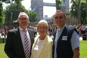 Waterways Chaplain 10th Celebration at Tower of London with Pam Rhodes